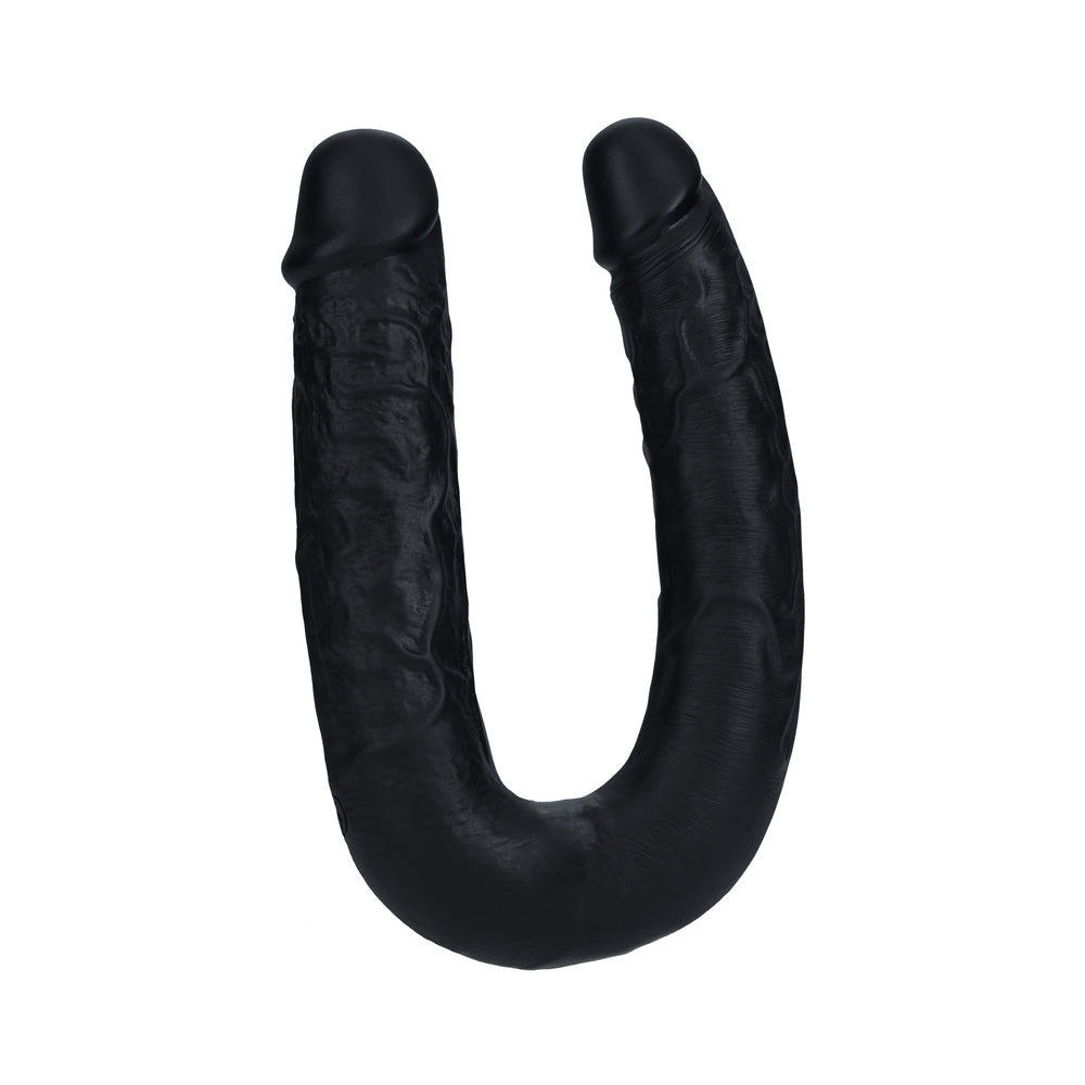 RealRock 9 inches U-Shaped Double Dildo Black