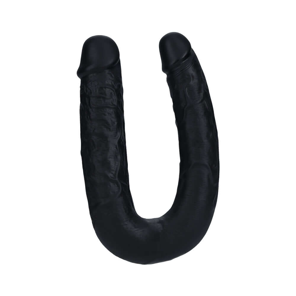 RealRock 9 inches U-Shaped Double Dildo Black