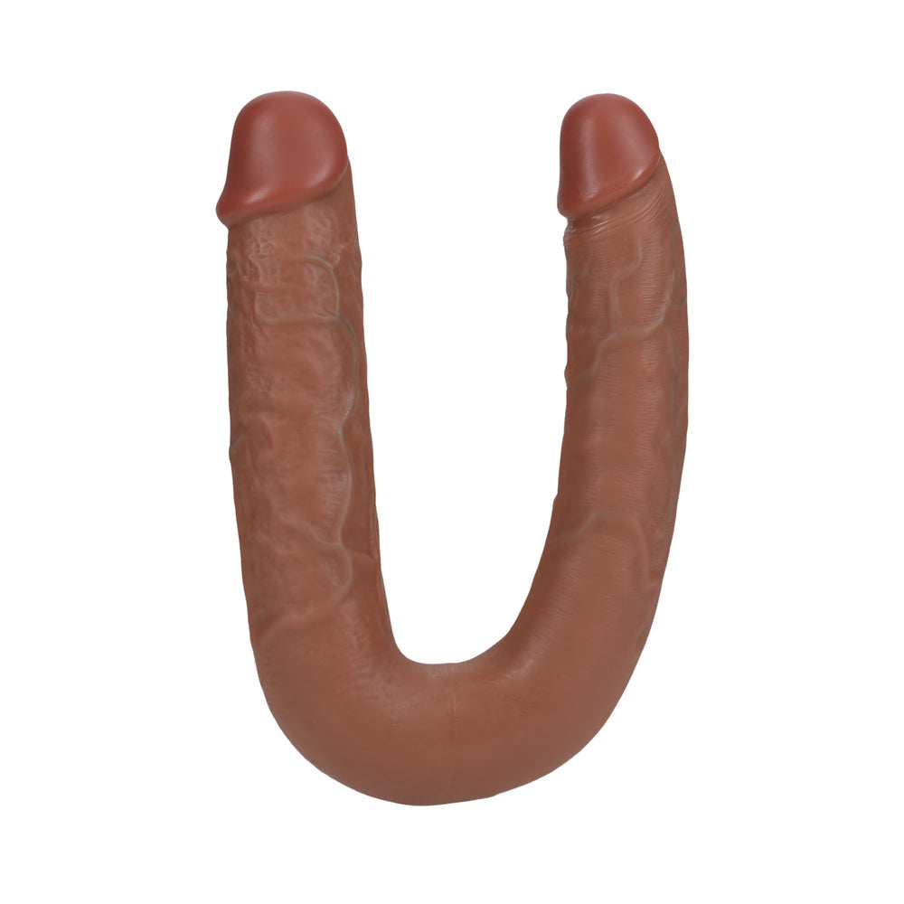 RealRock 9 inches U-Shaped Double Dildo Tan