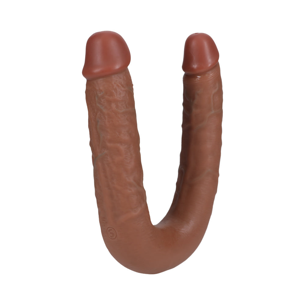 RealRock 9 inches U-Shaped Double Dildo Tan