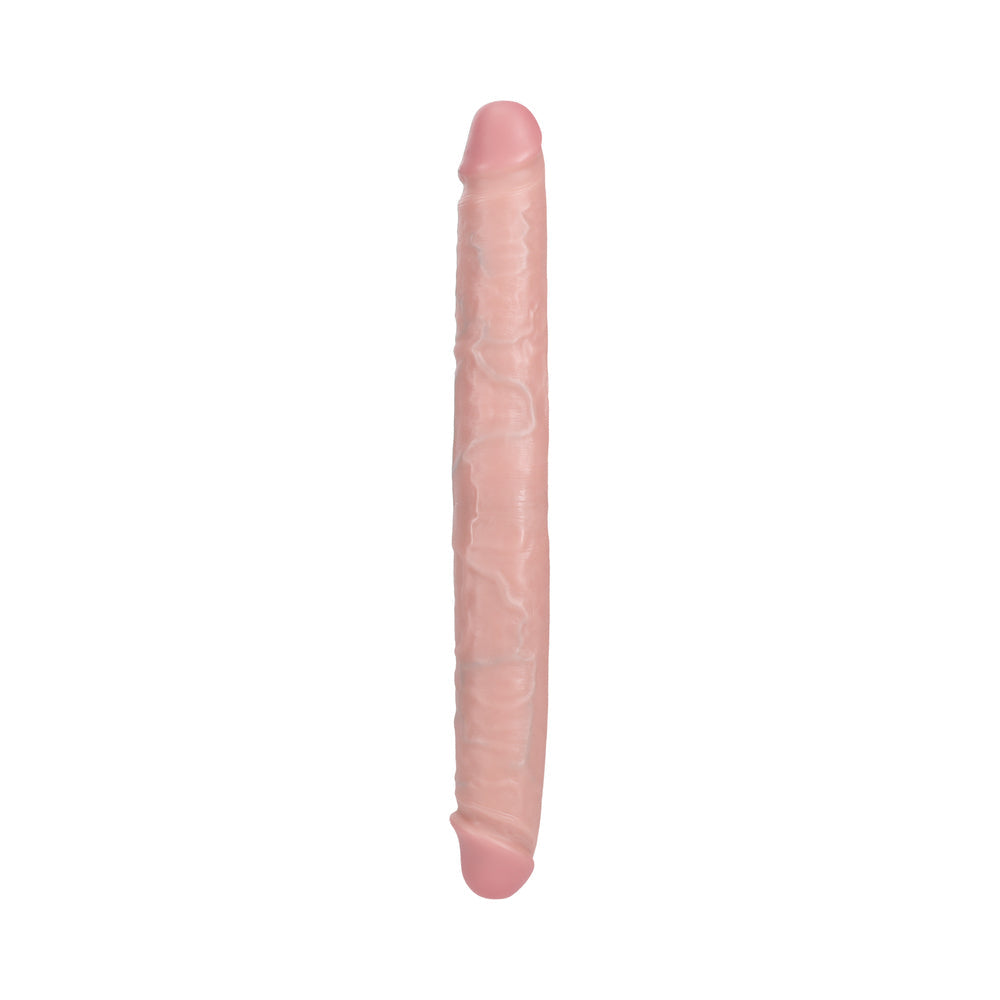 RealRock 14 inches Thick Double-Ended Dong Beige
