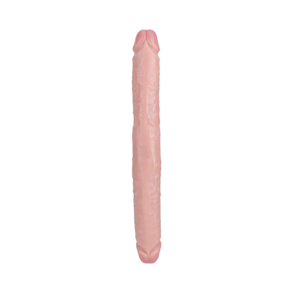 RealRock 14 inches Thick Double-Ended Dong Beige