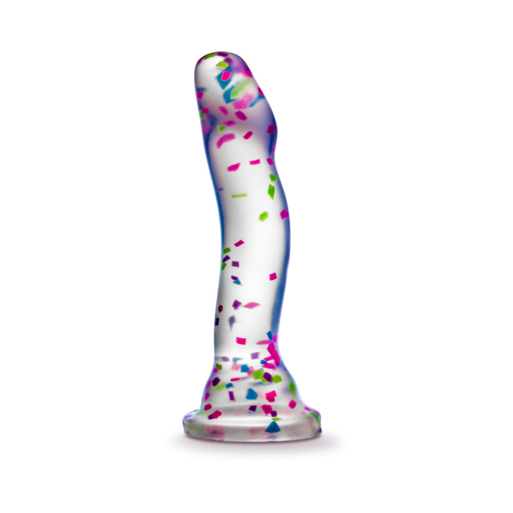 Neo Elite Hanky Panky 7.5 inches Glow-in-the-Dark Silicone Confetti Dildo