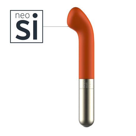 Love Not War Liebe Head Orange, a G-spot stimulation accessory in vibrant orange silicone.
