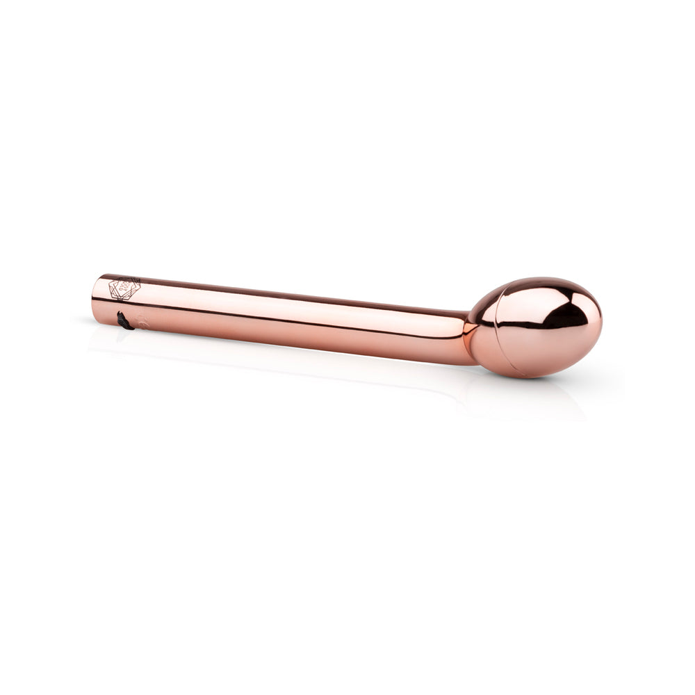 Rosy Gold Nouveau G-spot Vibrator in elegant rose gold design for targeted stimulation.