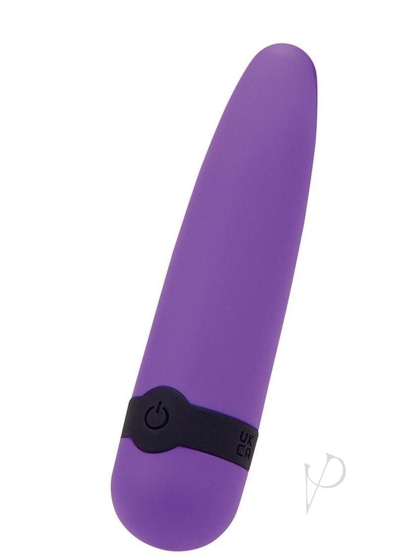 Bodywand Thunderbolt Rechargeable Mini Bullet Purple designed for precise stimulation with 10 vibration modes.