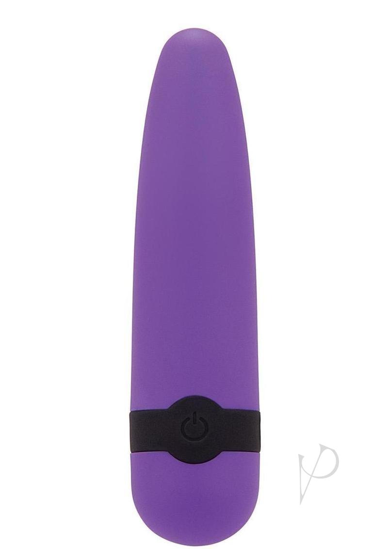 Bodywand Thunderbolt Rechargeable Mini Bullet Purple, compact purple vibrator for targeted pleasure with 10 vibration modes.
