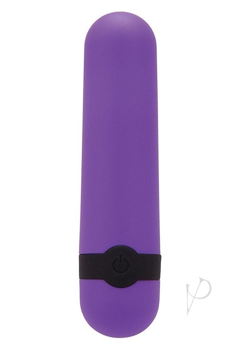 Bodywand Powerbolt Rechargeable Mini Bullet Purple compact design for powerful stimulation and 10 vibration modes.