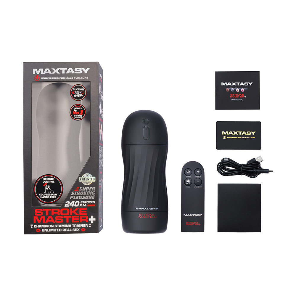 Maxtasy Stroke Master Standard With Remote Clear Plus