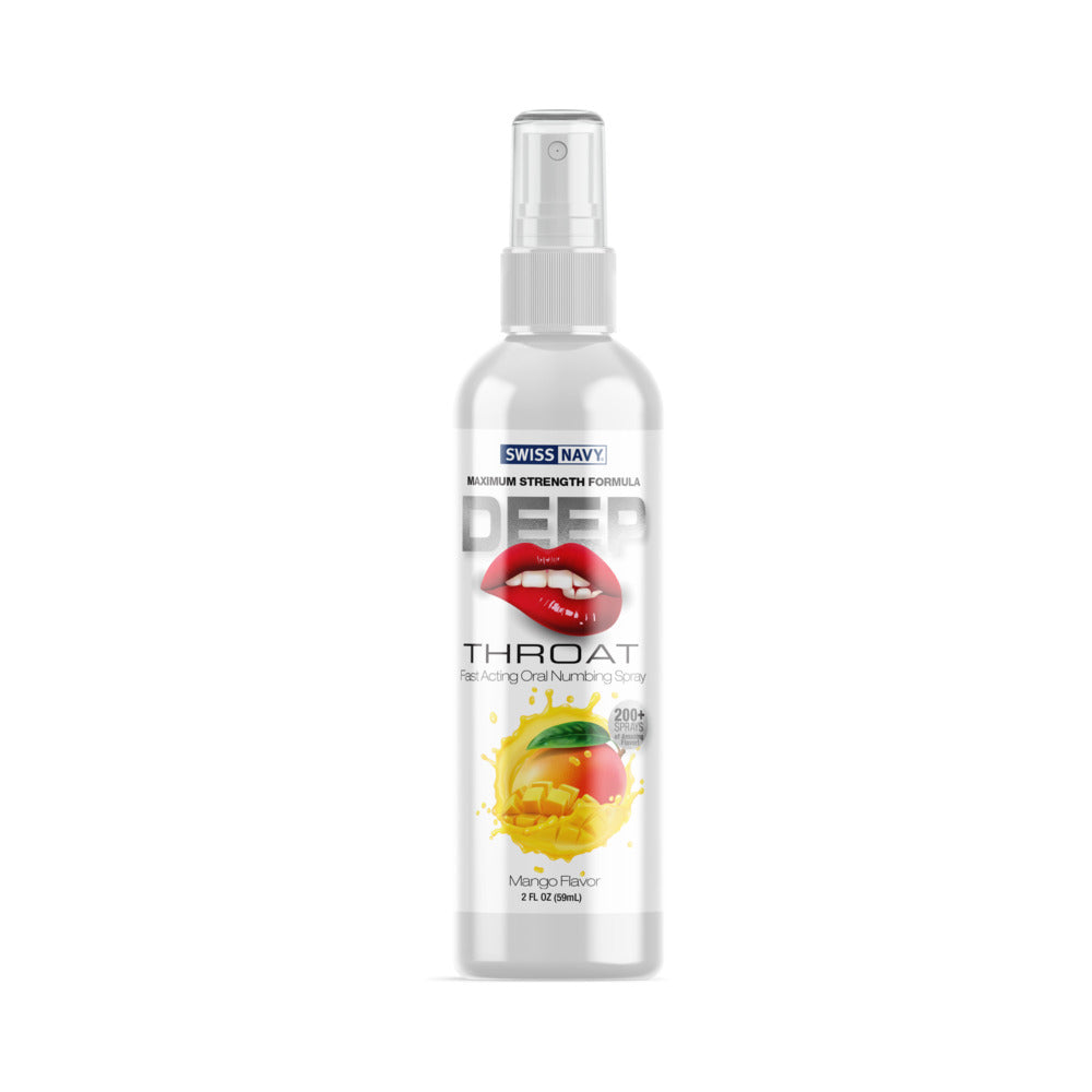 Swiss Navy Deep Throat Spray Mango 2 Oz