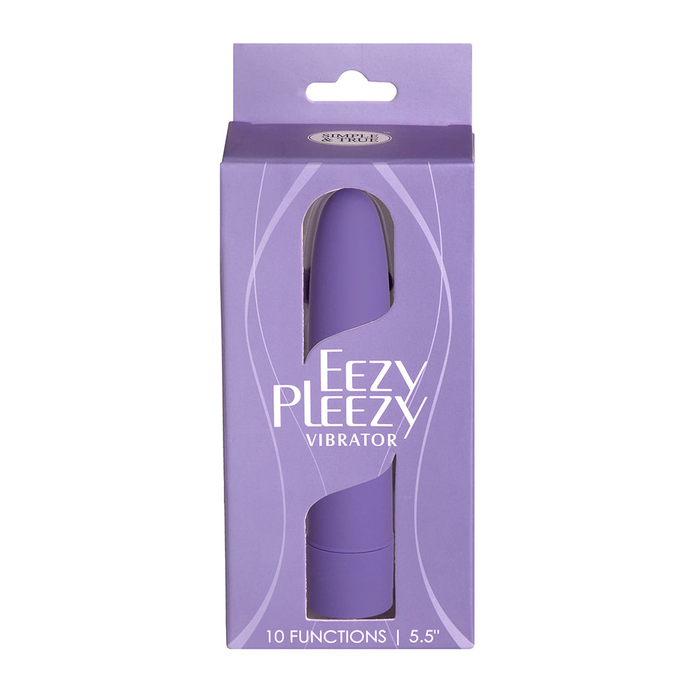 Simple & True Eezy Pleezy Classic Vibrator 5.5 inches Purple