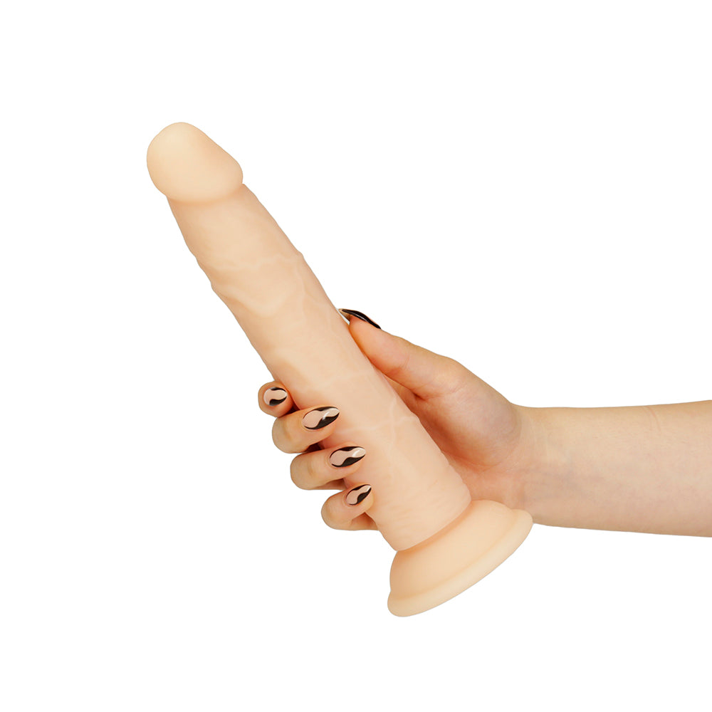 Naked Addiction Vanilla 9 inches Bendable Dual Density Silicone Dildo