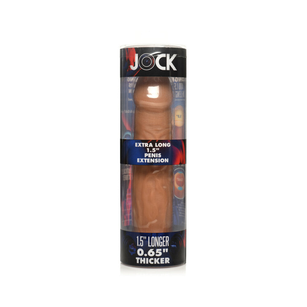 Jock Extra Long Penis Extension Sleeve 1.5 inches Medium