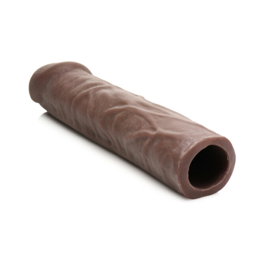 Jock Extra Long Penis Extension Sleeve 1.5 inches Dark