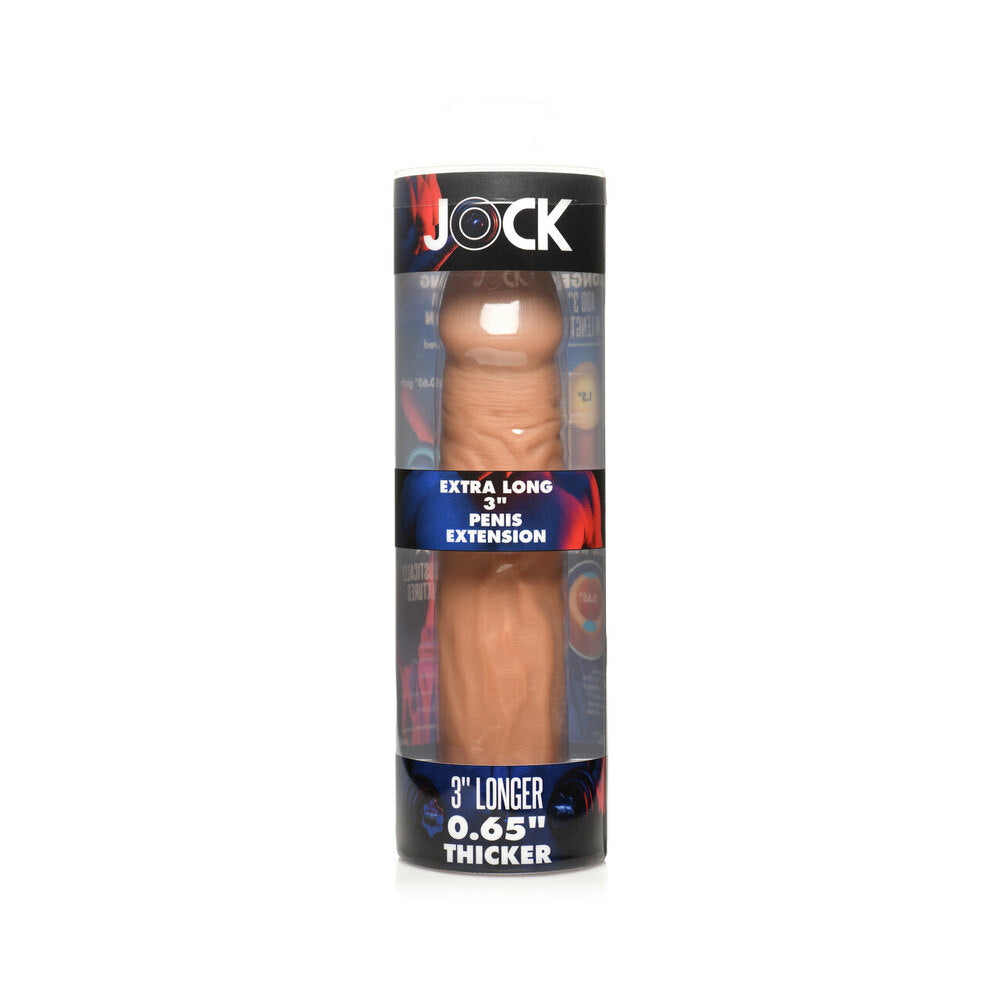 Jock Extra Long Penis Extension Sleeve 3 inches Medium