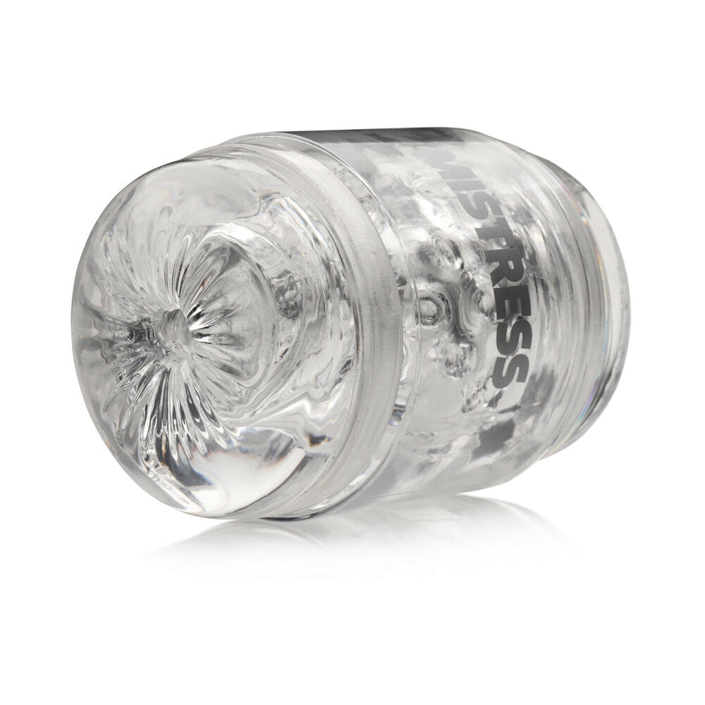 Mistress Double Shot Ass and Mouth Mini Masturbator Clear