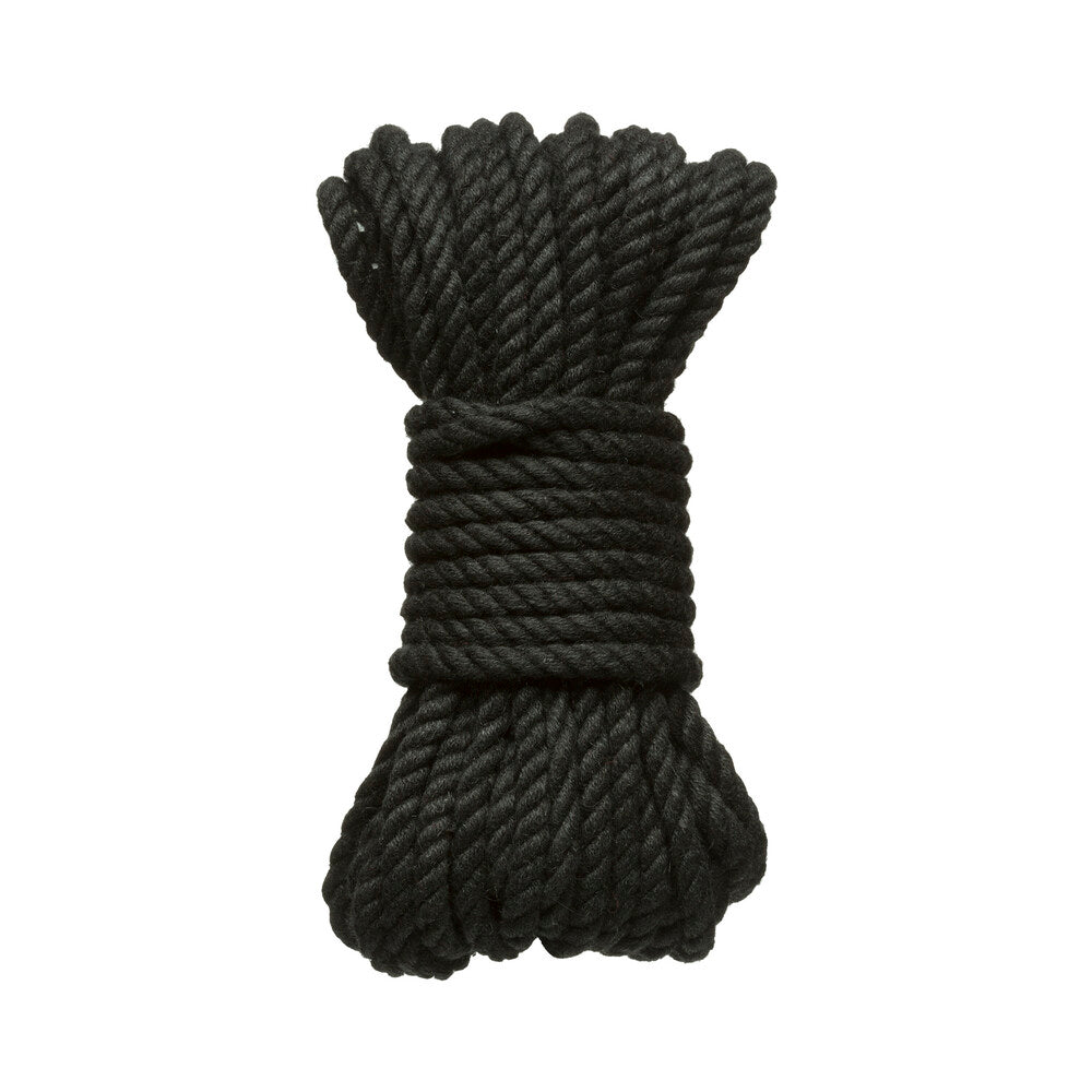 Merci Bind & Tie 6mm Hemp Bondage Rope 30 ' Black