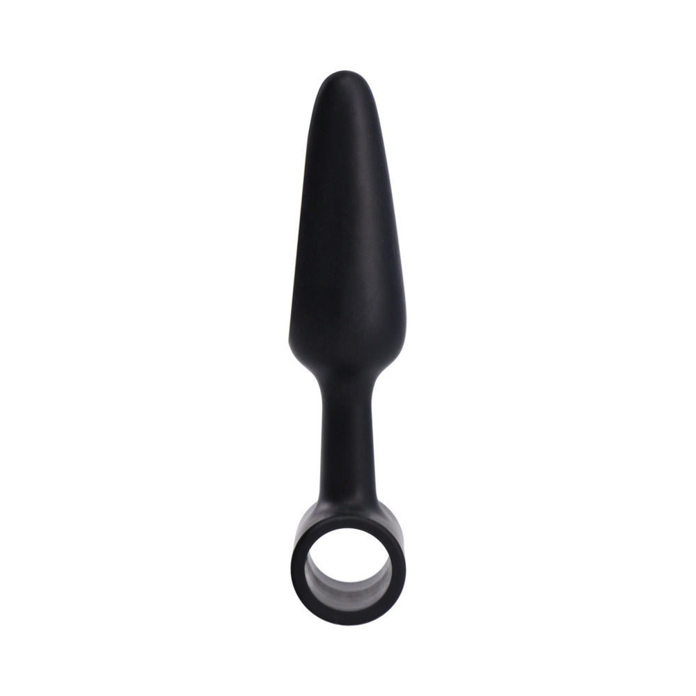 In A Bag Vibrating Butt Plug 4 inches Black