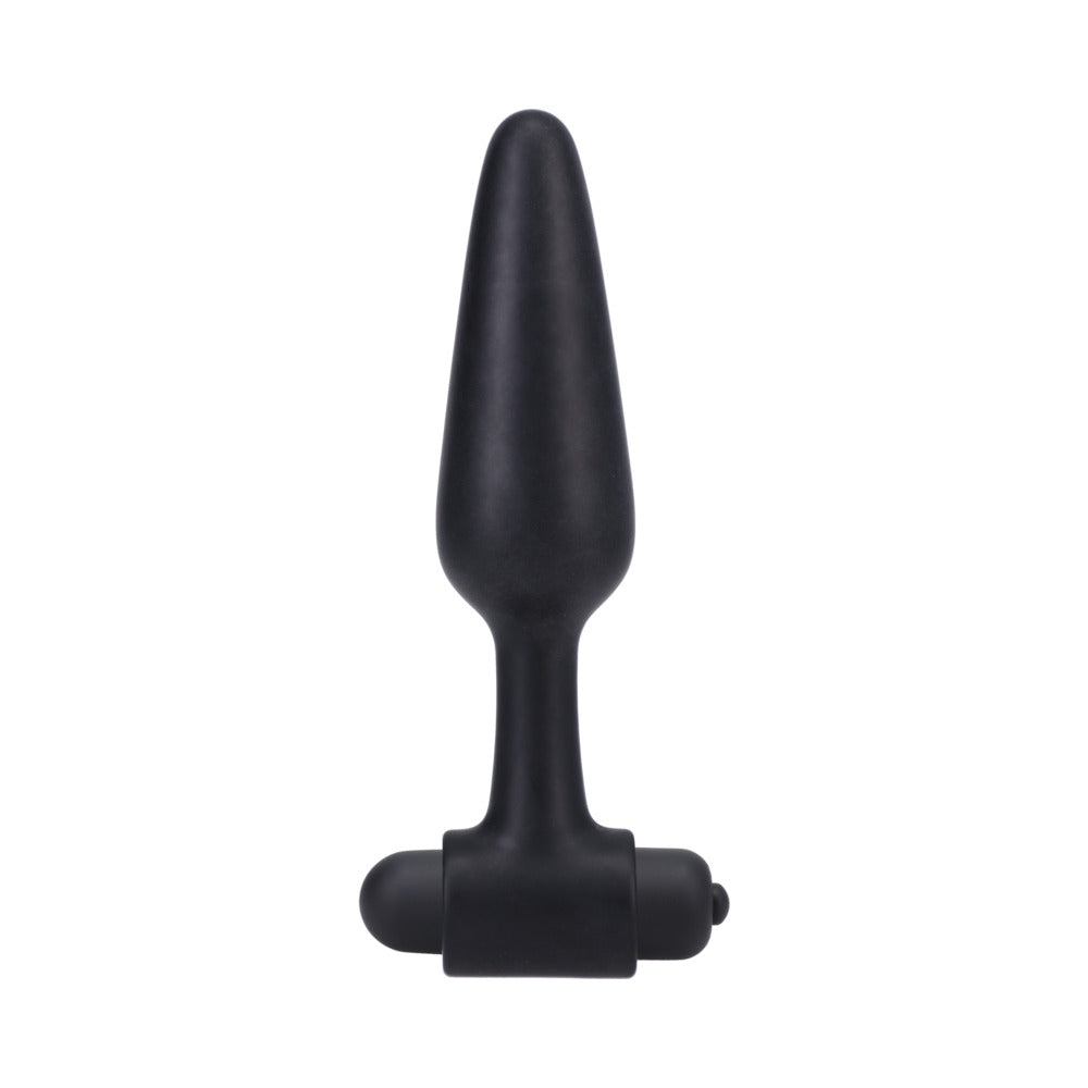 In A Bag Vibrating Butt Plug 5 inches Black