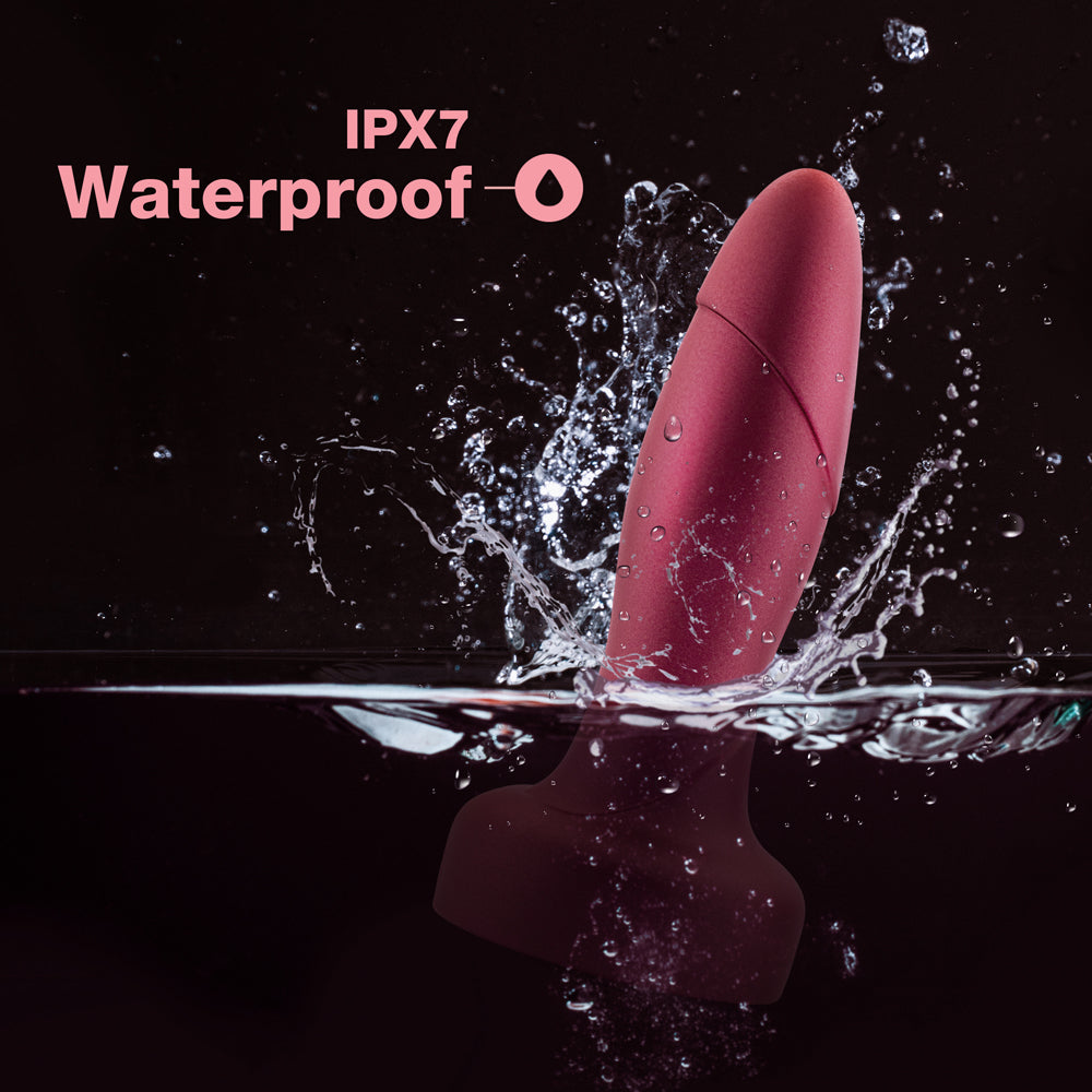 Anal Adventures Matrix Atomic Plug with Remote Martian Wine