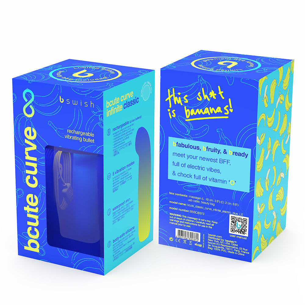 B Swish Bcute Classic Curve Infinite LE Electric Blue