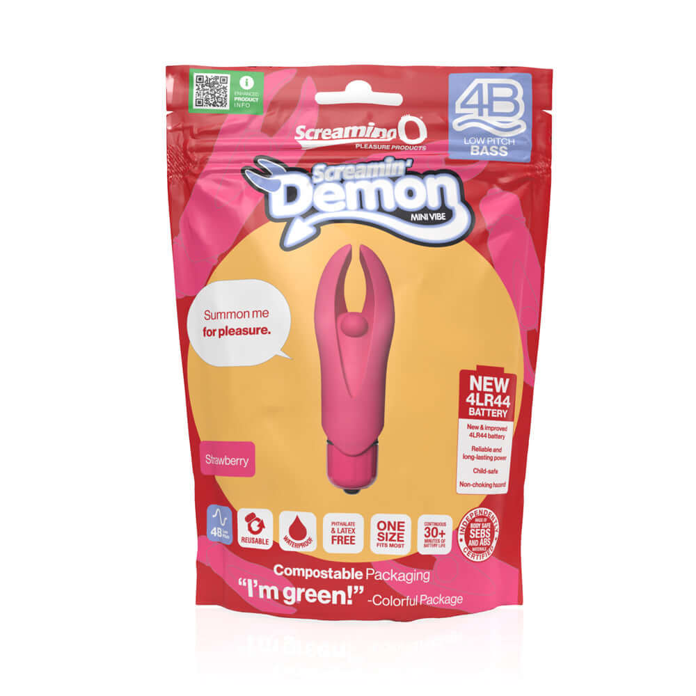 Screaming O 4B Demon Strawberry Mini Vibe