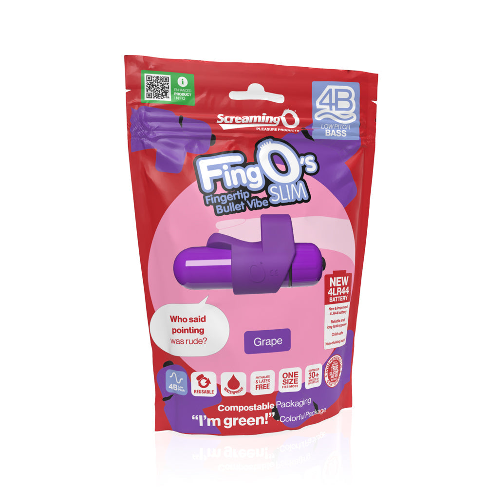 Screaming O 4B FingO Slim Grape