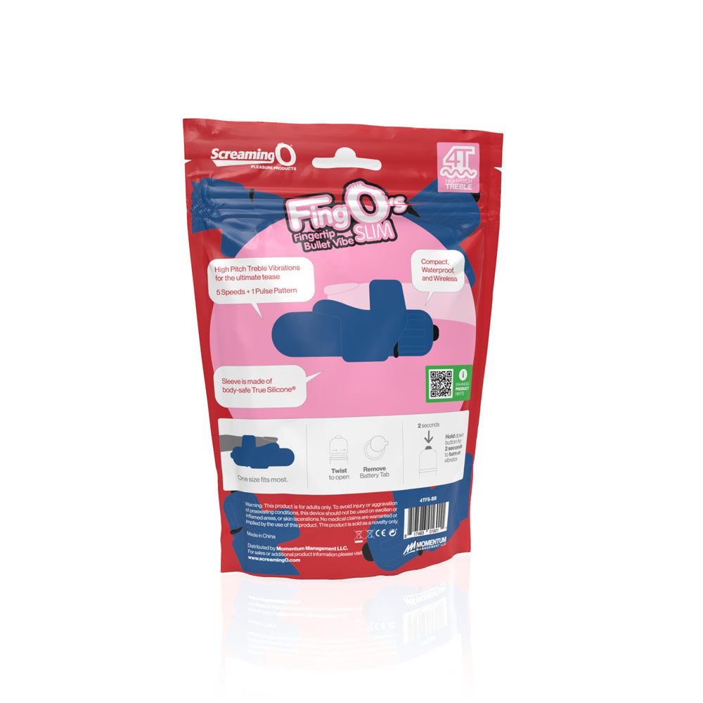 Screaming O 4T FingO Slim Blueberry
