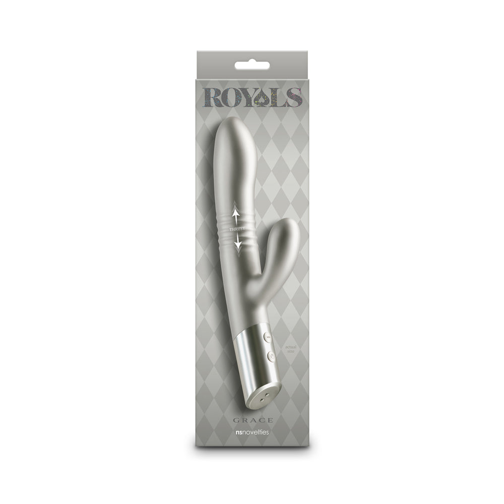 Royals Grace Metallic Champagne Rabbit Vibrator