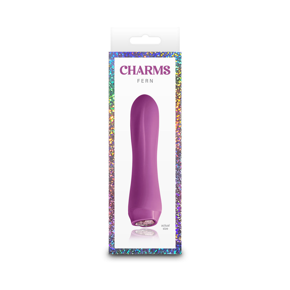 Charms Fern Vibrator Ruby