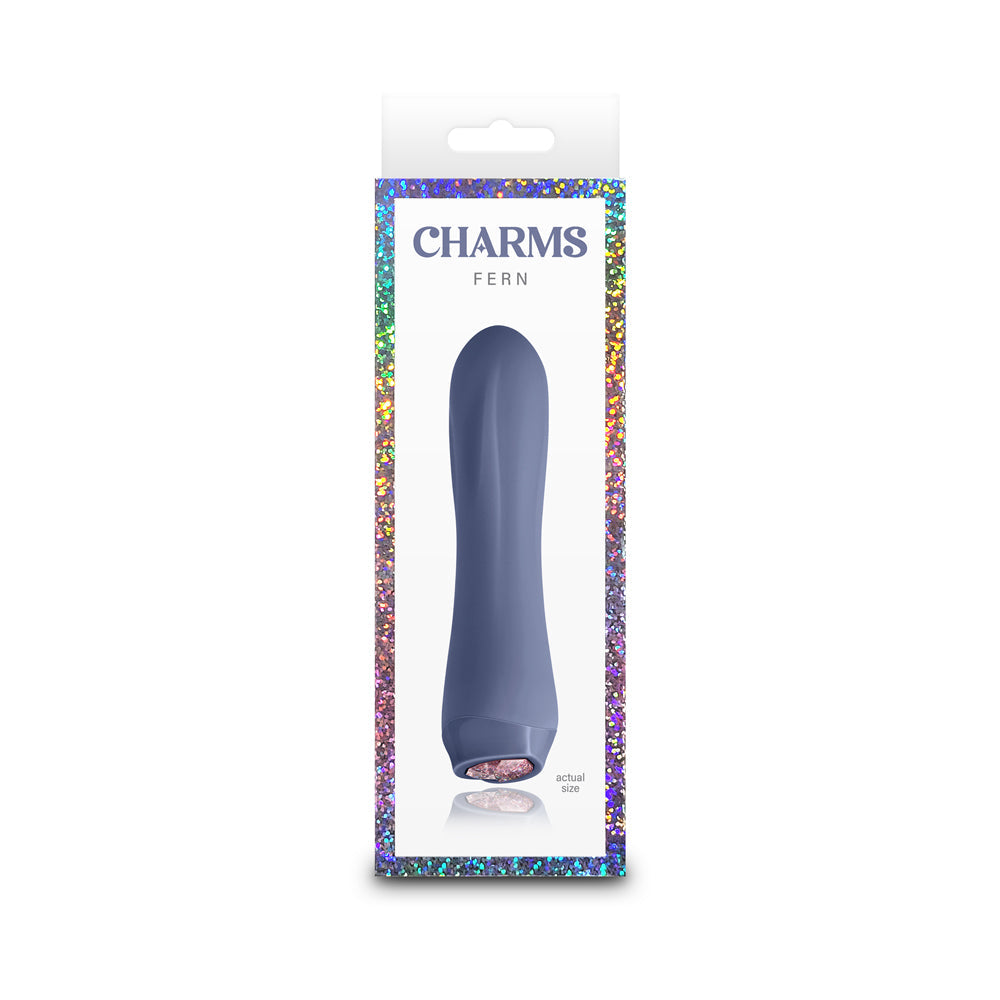 Charms Fern Vibrator Gray