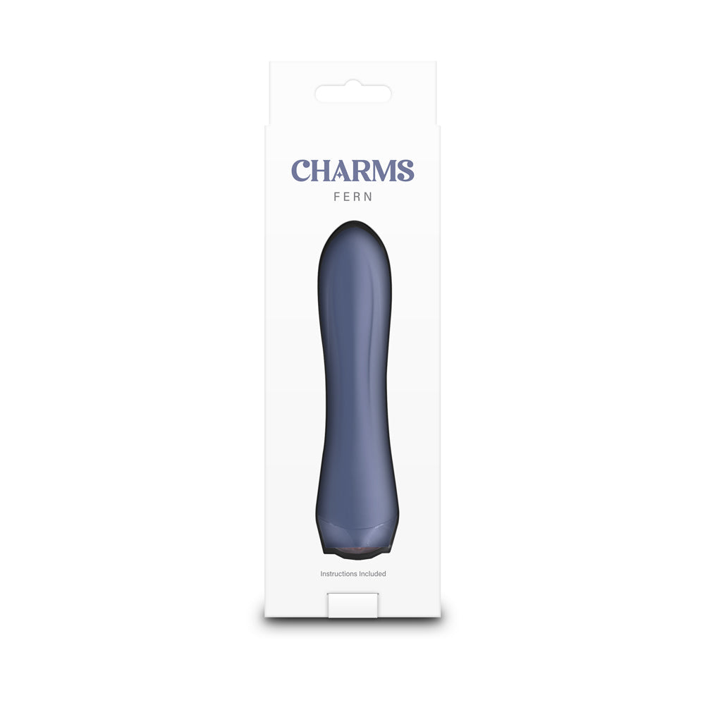 Charms Fern Vibrator Gray