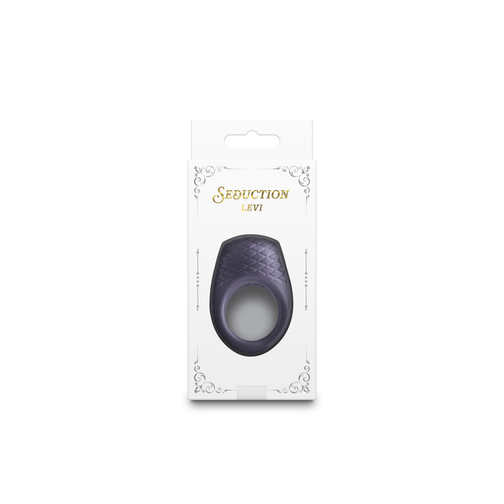 Seduction Levi Vibrating Ring Metallic Gray