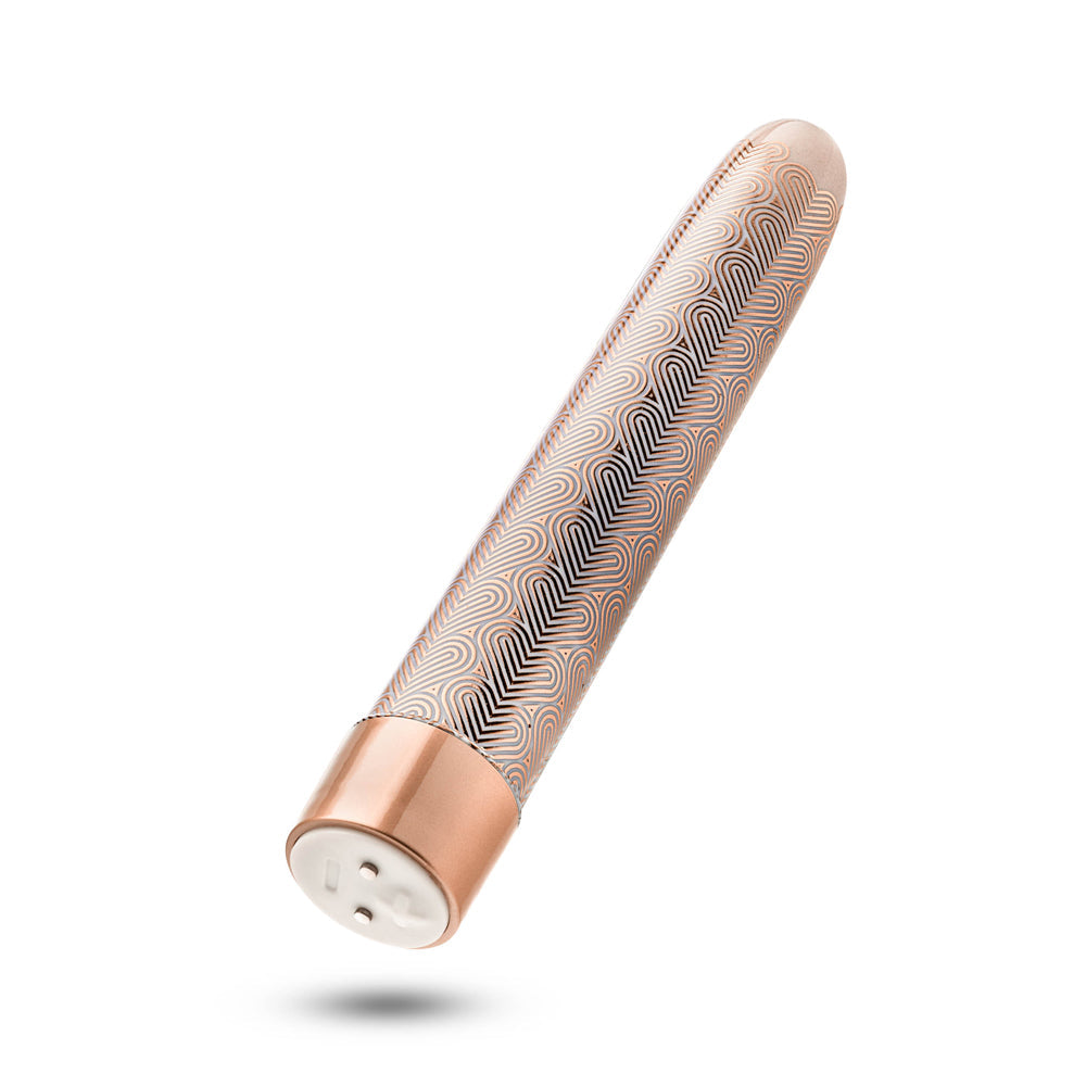 The Collection Lattice Limited Edition Rechargeable 7 inches Vibrator Rose Gold