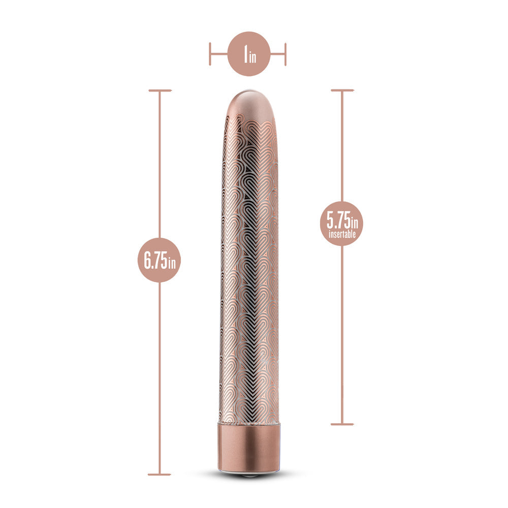 The Collection Lattice Limited Edition Rechargeable 7 inches Vibrator Rose Gold