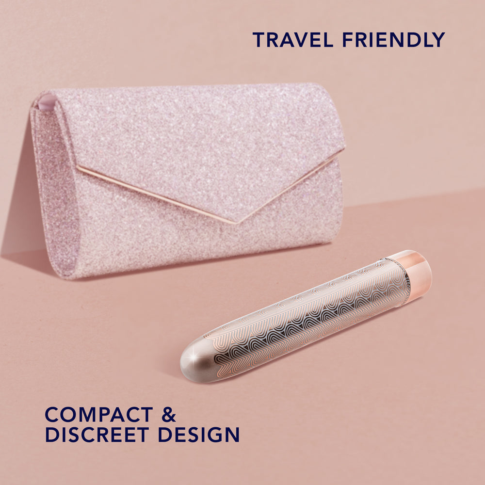 The Collection Lattice Limited Edition Rechargeable 7 inches Vibrator Rose Gold