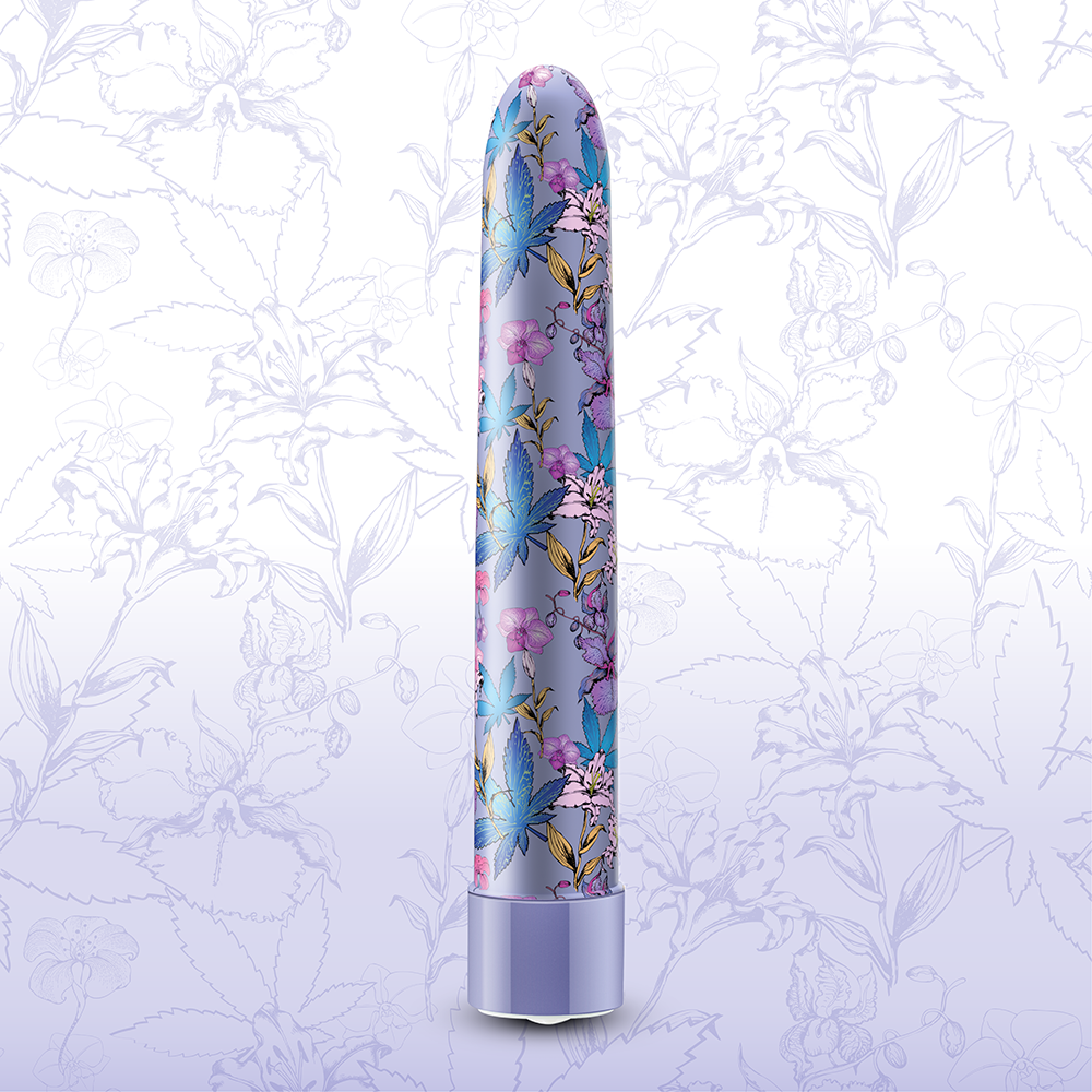 Limited Addiction Floradelic Rechargeable 7 inches Vibrator Purple