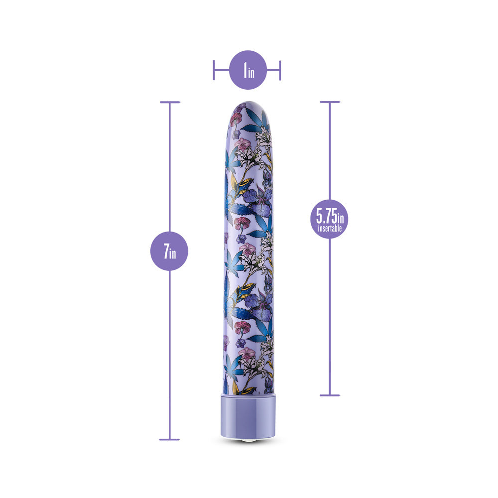 Limited Addiction Floradelic Rechargeable 7 inches Vibrator Purple