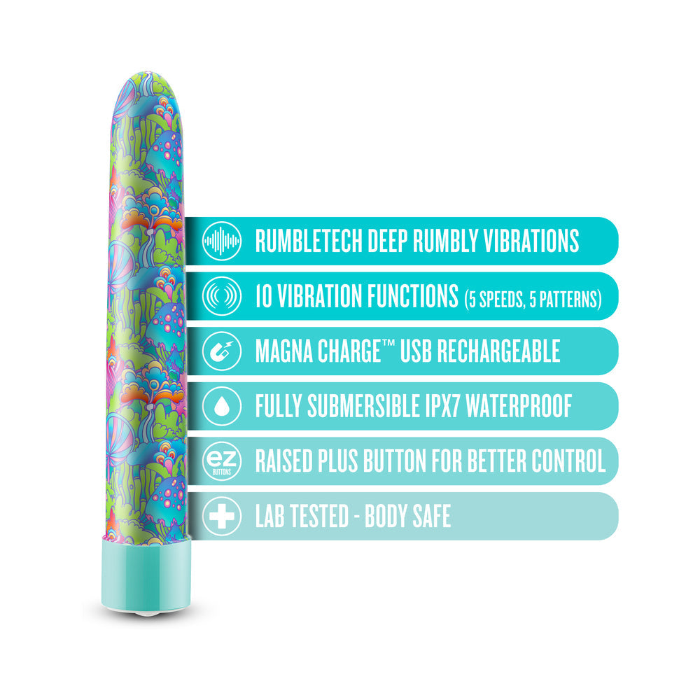 Limited Addiction Utopia Rechargeable 7 inches Vibrator Aqua