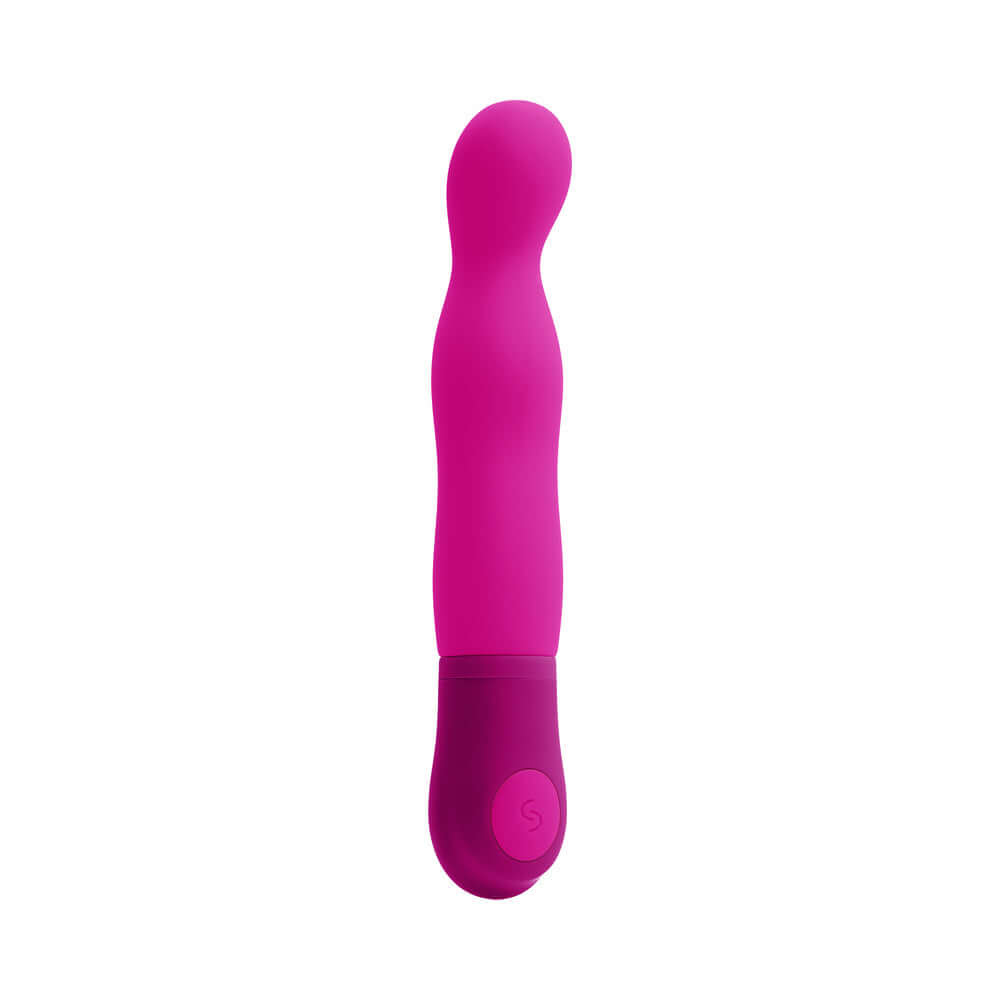 Selopa G Wow Silicone G-Spot Vibrator Pink in an ergonomic design for targeted stimulation.