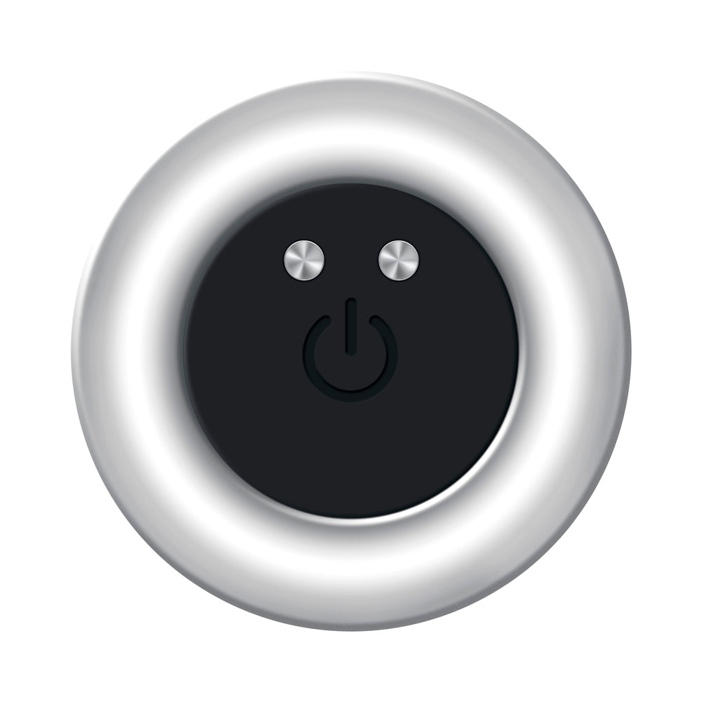 Gender X Rockin' Metal Plug XL Rechargeable Vibrating Anal Plug Aluminum Silver