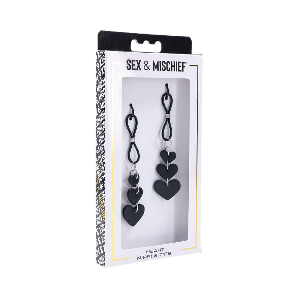 Sportsheets Sex & Mischief Heart Nipple Ties