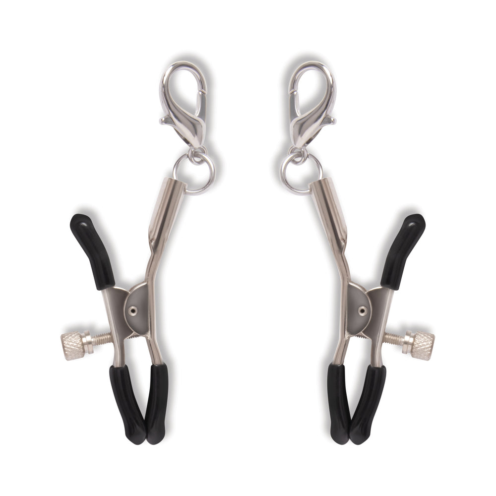 Lux Fetish Interchangeable Collar & Nipple Clips 12-Piece Set