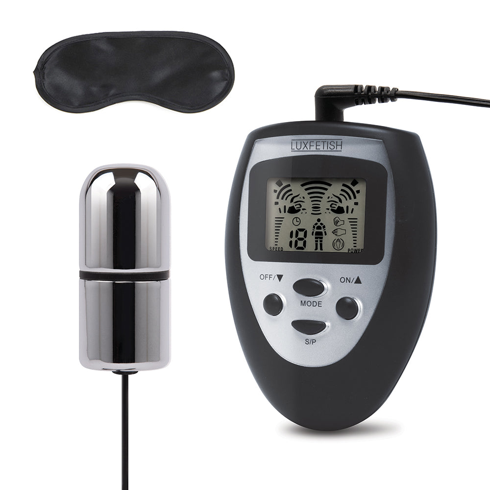 Lux Fetish Electro-sex Shock Bullet with Remote Control