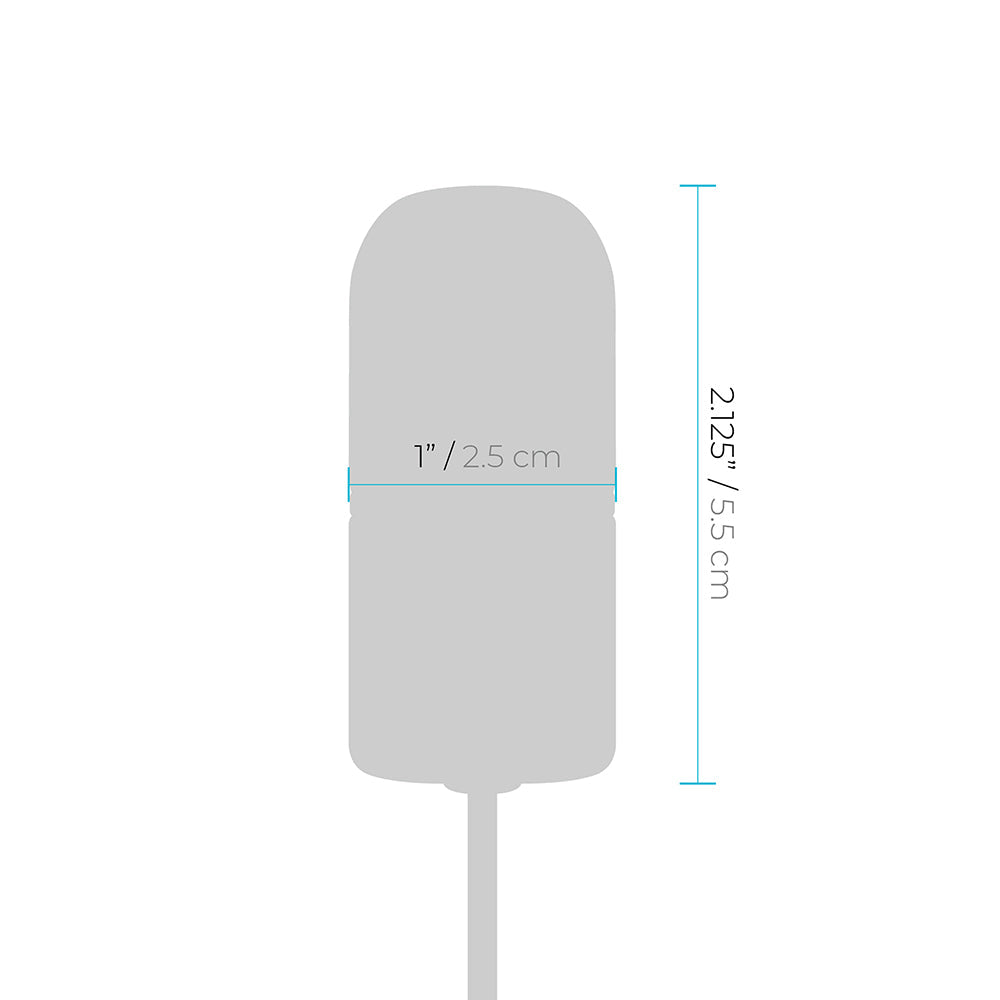 Lux Fetish Electro-sex Shock Bullet with Remote Control