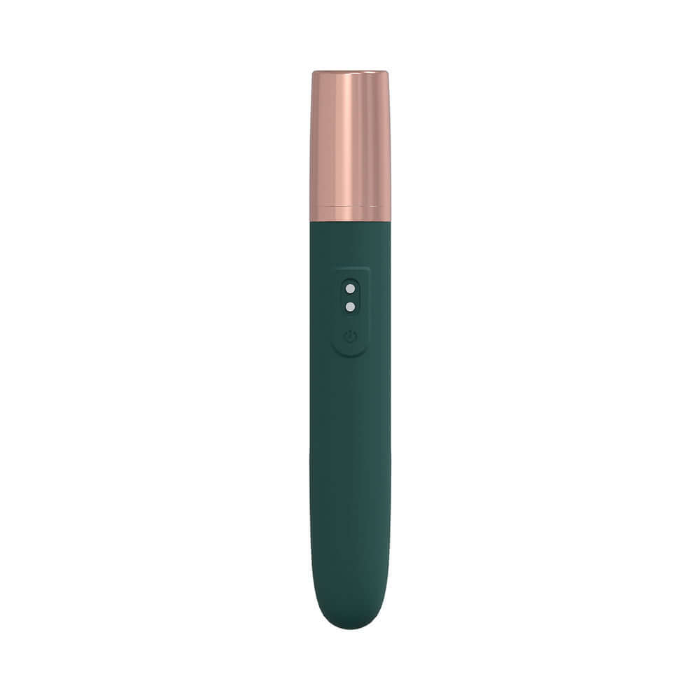 LoveLine The Traveler 10 Speed Travel Vibe Silicone Rechargeable Waterproof Forest Green