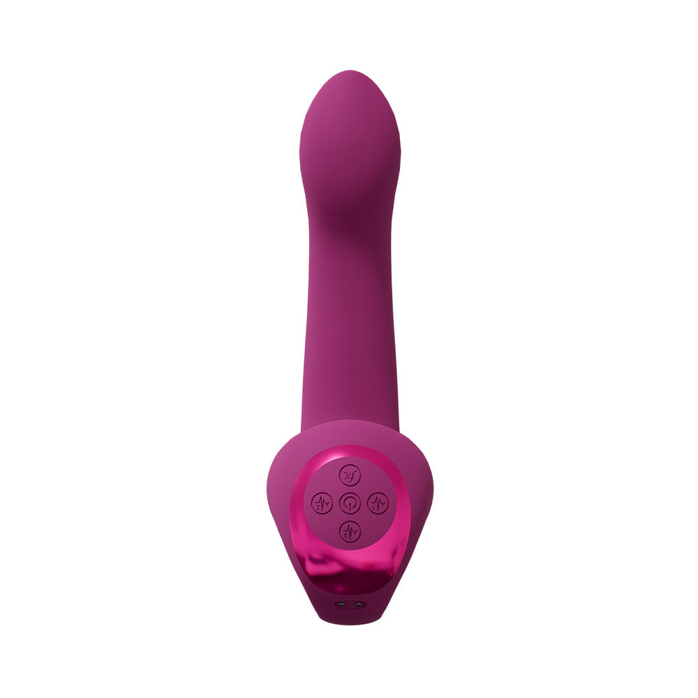 VIVE RIKO Rechargeable Triple Motor Thumper with Finger Motion and Pulse Wave Stimulator Pink