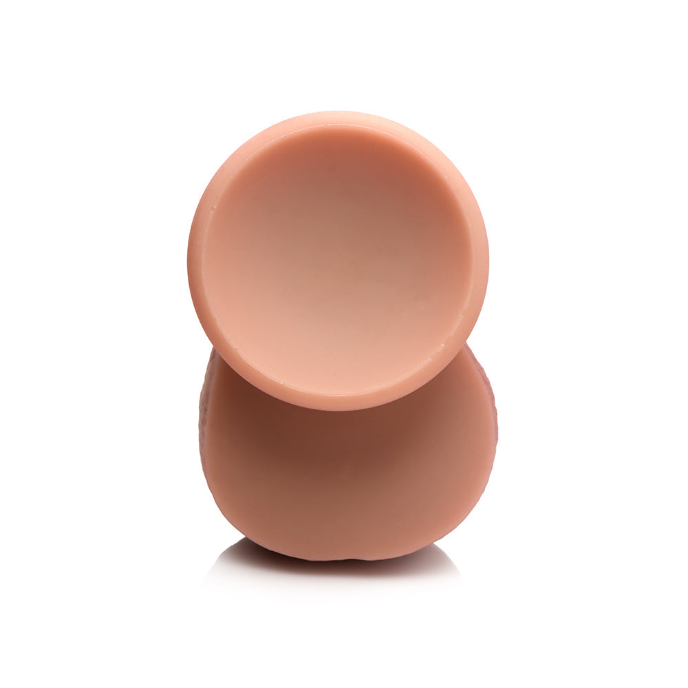 Jock Uncut 8.7 inches Dual Density Silicone Dildo with Balls Light