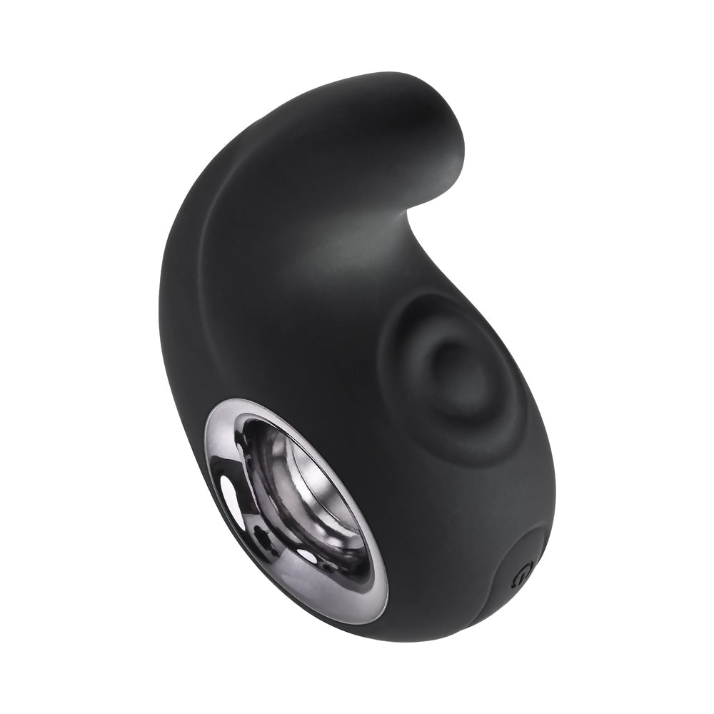 Playboy Ring My Bell Rechargeable Silicone Tapping Vibrator Black
