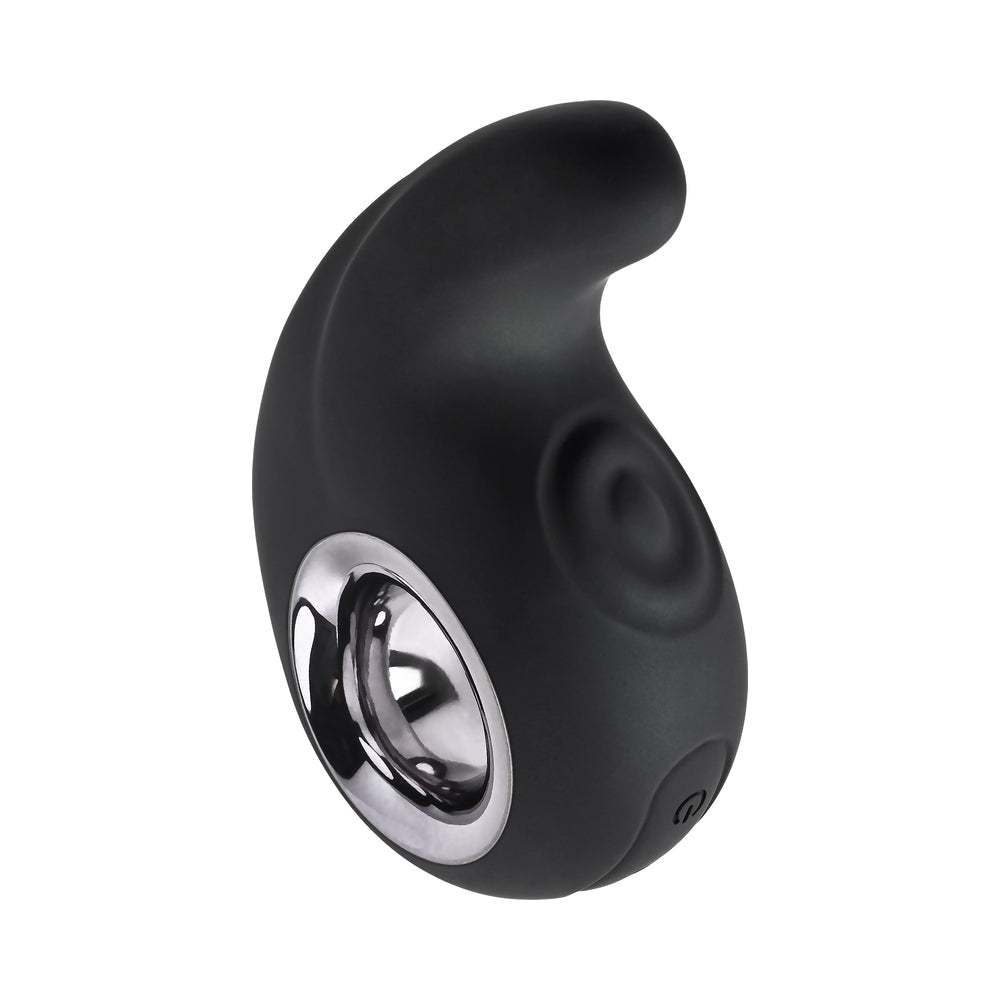 Playboy Ring My Bell Rechargeable Silicone Tapping Vibrator Black